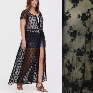 NWT Torrid long floral lace dress sz 3